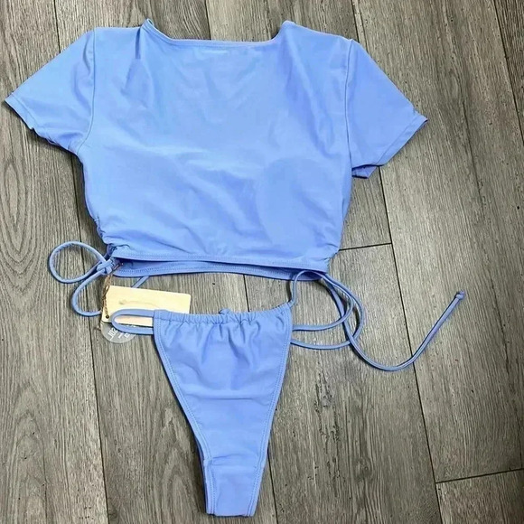 Cabana del Sol Blue Small Swim Set - Picture 13 of 14